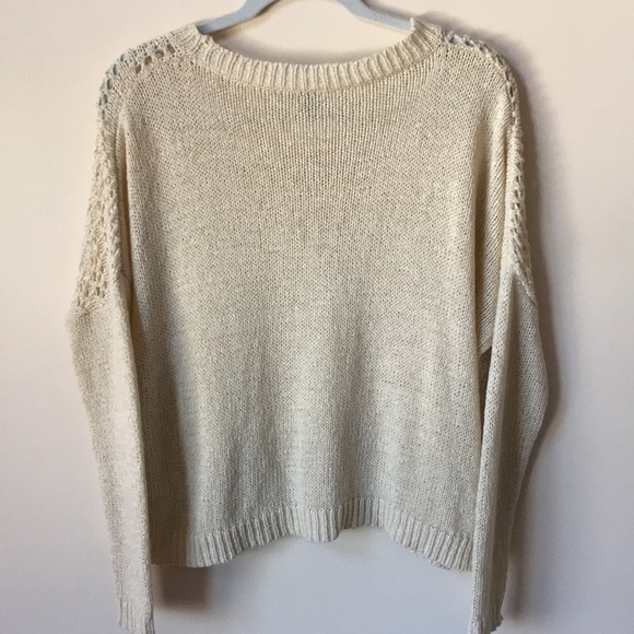 Cream Colored Pullover Sweater - Picture 5 of 5